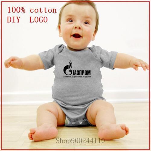 GAZPROM Printed Baby Bodysuit Baby Summer Short Sleeve Shirt Pure Cotton New Baby Boys Girls Present Casual Jumpsuit Onesie