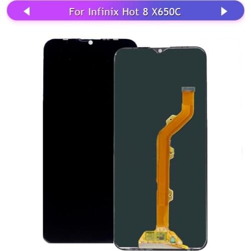 For Infinix Hot 8 x650C x650 LCD Display Touch Screen Digitizer Infinix Complete Assembly Replacement