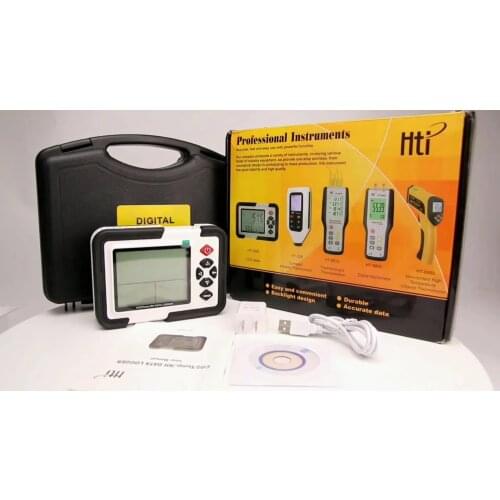 HT-2000 Digital CO2 Monitor CO2 Meter Gas Analyzer Detector 9999ppm CO2 Analyzers With Temperature Humidity Test