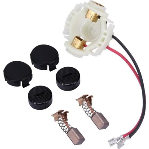 Carbon Brush+Caps+Cap Covers+Brush Holder Set for Makita 638921-2 638448-2 CB430 BGA450 BGA452 BJS160 BJS161 DGA452REF GA400 NEW