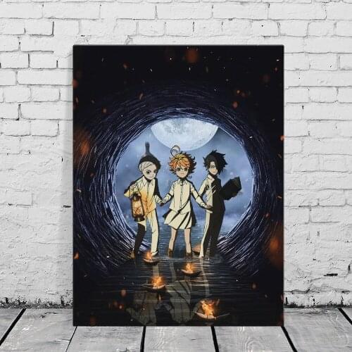 Emma Ray Norman The Promised Neverland Anime Home Decor Canvas Painting Wall Pictures Living Room Decoration Art Posters Prints