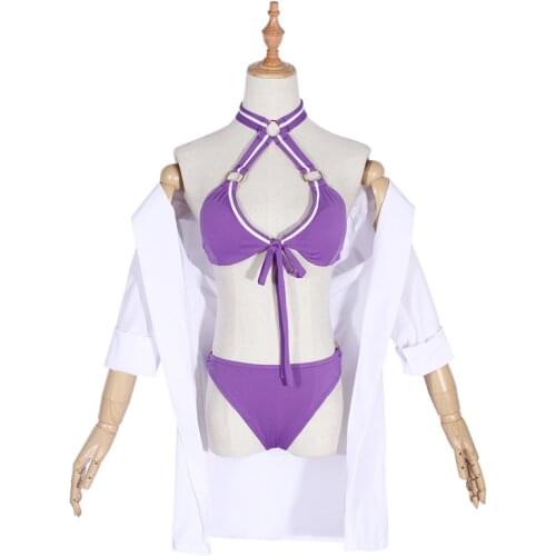 Game LOL Caitlyn Cosplay Costume Swimming Pool Party Swimsuit Women Cosplay Suit