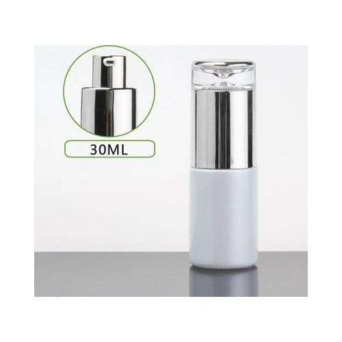 30ml frosted/green/blue/white glass bottle for serum/lotion/emulsion/foundation/anti-UV/essenc/skin care cosmetic packing