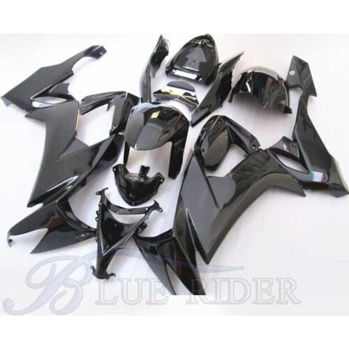 Injection Motorcycle Fairing Kits For KAWASAKI Ninja ZX-10R 2008 2009 2010 Fairing Set Bodyworks ZX10R 08 09 10 Full Black