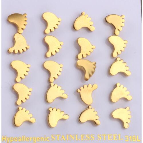 LUXUKISSKIDS 316 stainless steel casual frosted tree round stud mens earrings fashion earring for women studs Earrings