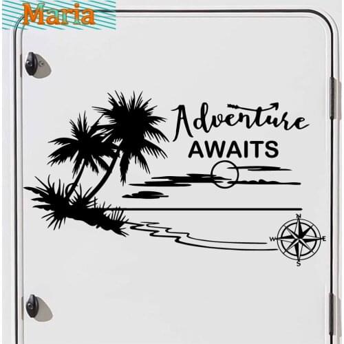 Large Size Adventuer Car Sticker for Car Decorative Camper Decal Stickers Auto Body Window Decals To Waterproof PVC
