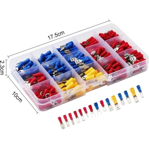 280PCS Assorted Female Male Crimp Spade Terminal Wire Connectors Set With Box