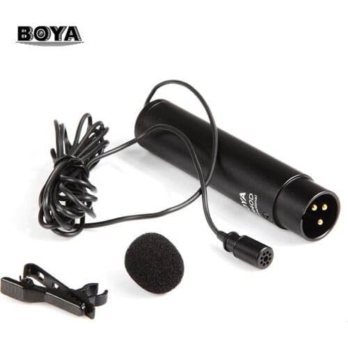 BOYA BY-M4C & M4OD Lavalier Microphone Professional Clip-On Mic for Camcorders for Camera Camcorder ZOOM H4n H5 H6 TASCAM