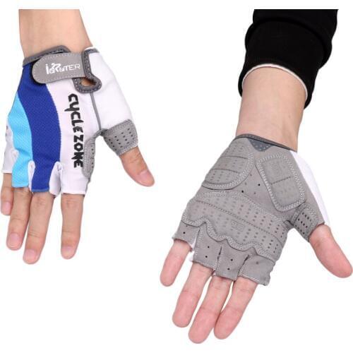 Outdoor Sports Racing Cycling Motorcycle Bike Bicycle Microfiber Gel Half Finger Gloves Breathable M L XL XXL