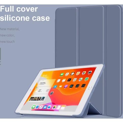 Smart Cover For iPad Mini 1 2 3 4 5 Case Wake Silicone Cover for iPad 2 3 4 5 6 7 8 Case Funda for iPad 9.7 10.2 2017 Case Capa