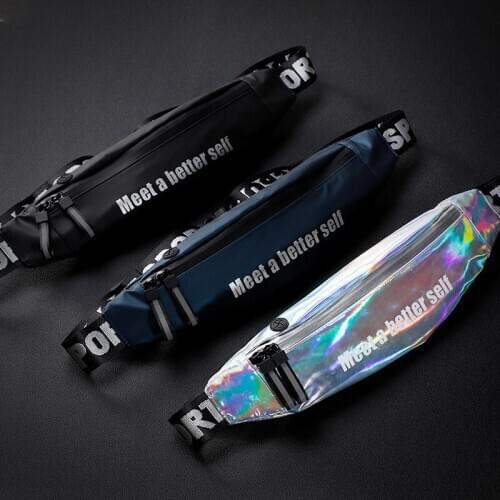 Waterproof Running Waist Bag Leisure Bag Outdoor Sports Running Belt Bags Women for Iphone Phone Jogging Bags for Women Men Lady