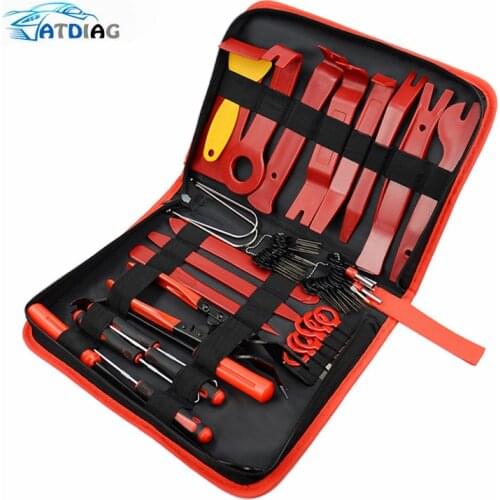 Well Pack 65pcs/set Portable Auto Car Radio Panel Door Clip Panel Trim Dash Audio Removal Tools Repair Tools