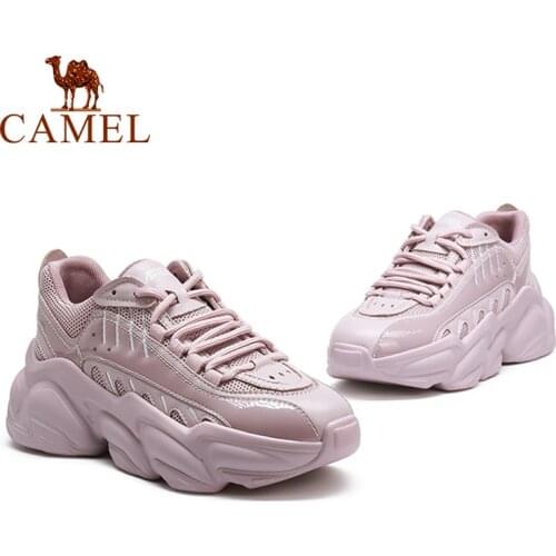 CAMEL Womens Sneakers Spring Summer Thick Soled Shoes Autumn Winter Fashion Women Casual Sports Running Shoes Ladies Footwear