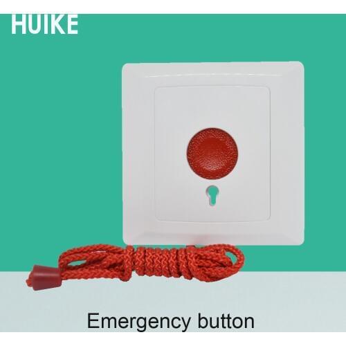 10 PCS Emergency Call Button Normally Open signal 86mm size Rope style panic Button Alarm system automatic restoration