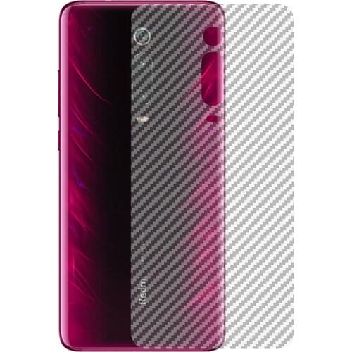 10pcs Stickers for Xiaomi Redmi 9T 9A 9i 9C 8 8A Pro K40 Gaming K30 Ultra Back Film Protector Matte Carbon Fiber