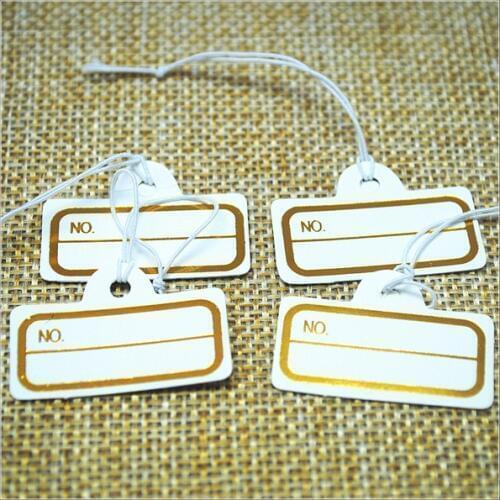 1000pcs golden price tags paper tags jewelry packaging jewelry displays garments clothes marks 31x15mm fashion items daily use