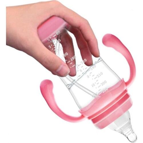 180/240/320ML Baby Feeding Bottle Infant Milk Bottle Nursing Feeding Bottle Baby Water Cup Kids Silicone PP BPA Free