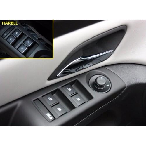 Car Styling Door Window Lifter Sequins Trims Chrome Trim For Chevrolet British Lang Cruze Lacetti Malibu Buick Regal LaCrosse
