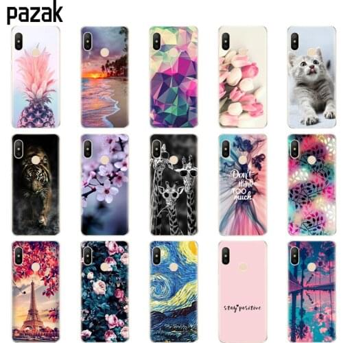 Case For Xiaomi MI A2 LITE Case coque silicon Soft tpu Back Cover on For Xiomi MI A2 bumper full 360 Protective fundas cute