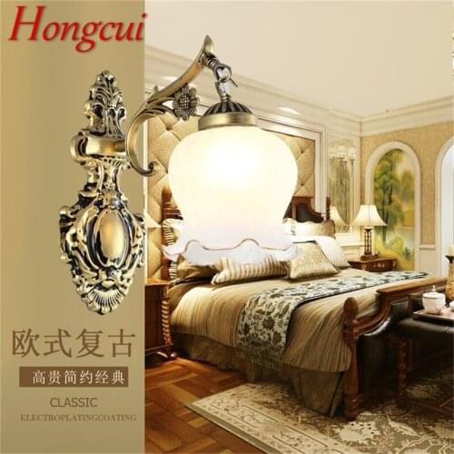 Hongcui Wall Lamps Contemporary Retro Simple Indoor Sconces LED Lights For Home Decoration