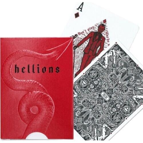 Madison Hellions Playing Cards By DM Ellusionist Deck Bicycle Poker USPCC Custom Limited Edition Magic Tricks Magic Props