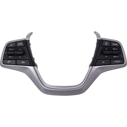 For Hyundai Elantra AD Car Bluetooth Phone Cruise Control Steering Wheel Buttons Pad Switch Black 96700-F2210