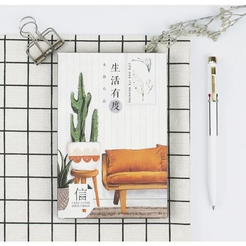 30pcs/Pack Wooden Household Furniture Photo Post Cards Set DIY Craft Scrapbook Room Background Wall Decoration Gift Postcard