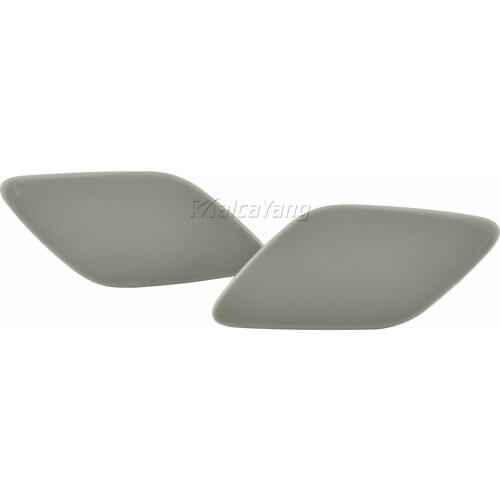 Pair of 61677171659 61677171660 Headlight Washer Nozzle Jet Cover Caps For B MW E92 E93 3 Series 2005-2010
