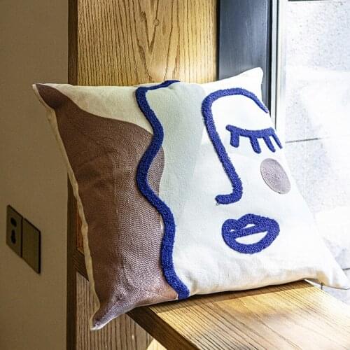 INS popular handmade cotton seat pillow cushion without stuff , Bohemia style detachable decoration sofa pillows