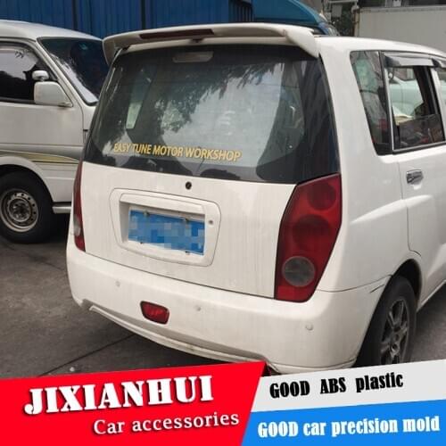 For Hafei Simbo Spoiler 2006-2010 Hafei Simbo Spoiler DKW ABS plastic Material Car Rear Wing Color Rear Spoiler