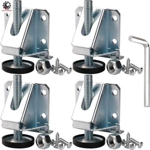Leveling Feet Heavy Duty Furniture Levelers Adjustable Table Leg Leveler w/Lock Nuts for Furniture,Table, Cabinets, Workbench