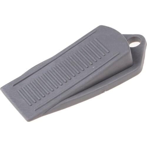 1Pc Door Wedge Shaped Rubber Door Stops Non-Slip Black Rubber Door Buffers Door Bottom Door Stopper For Baby Kids