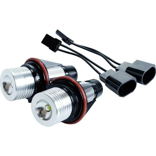 2PCS Car Flashing For BMW Angel Eye E39 53 E60 E61 E63 E64 E65 E66 E87 5W LED Car Lamp Headlight Decoration Refitting Lamp LED