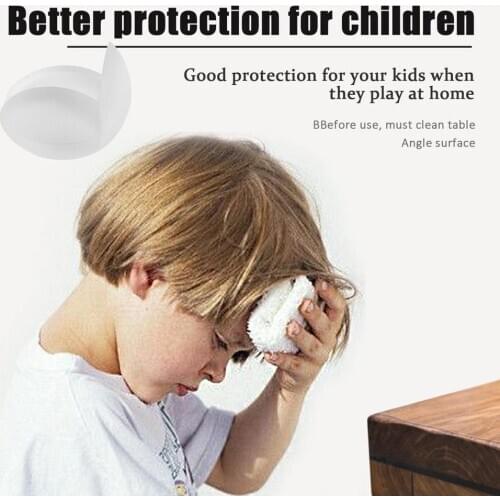 New Child 4pcs Baby Safe Safety Silicone Protector Table Corner Edge Protection Cover Children Anticollision Edge &Corner Guards