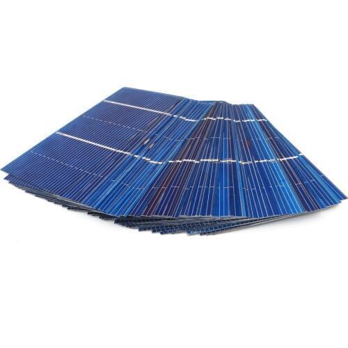 50Pcs/lot Solar Panel DIY Solar Cells Polycrystalline Photovoltaic Module Solar Battery Charger 0.5V Poly PV Power Connect