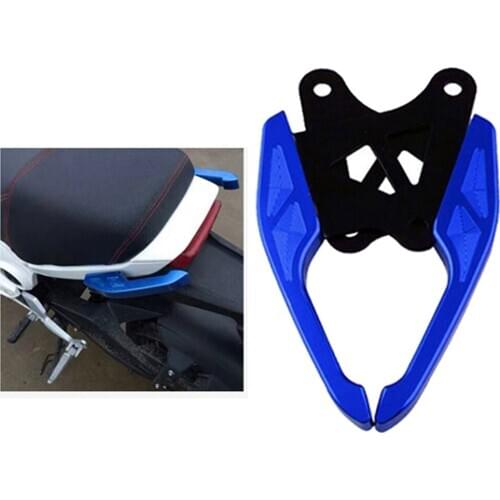 190mm Motorcycle CNC Aluminum Rear Grab Bars Seat Passenger Rail Handle Armrest for Honda-MSX125 MSX-SF-125