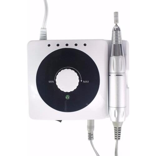 45W 30000RPM High Rotational Speed Electric Manicure Pedicure Stainless Steel Nail File Nail Drill for Acrylic Gel Polishing