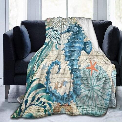 Living Room Sofa Blanket Winter Bedroom Bed Nap Body Keep Warm Home Casual Decoration Thicken Blankets Pattern Printed Flannel