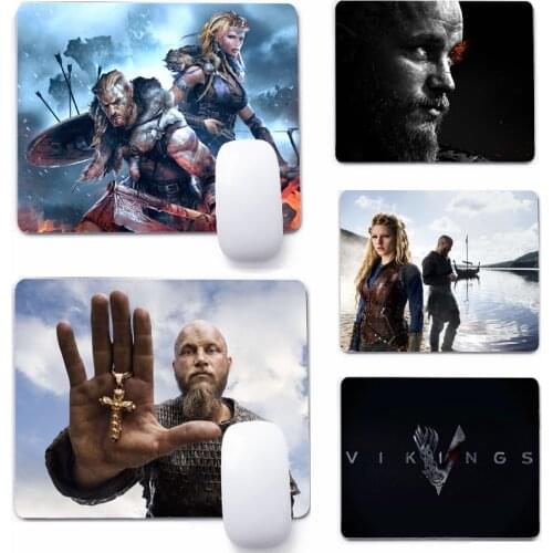 Vikings TV Show Mouse Pad Deskpad Gaming Writing Desk Mat Keyboard Mats For Office Home Computer Mousepad