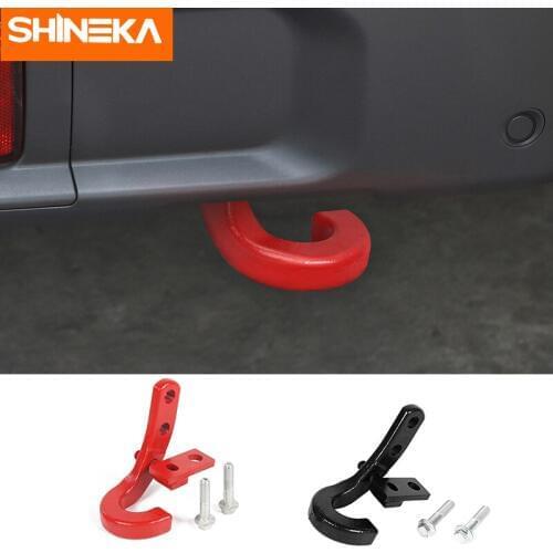 SHINEKA Trailer Hook For Jeep Wrangler JL 2018 + Car Rear Bumper Off-road Outdoor Traction Hook Accessories For Jeep Wrangler JL