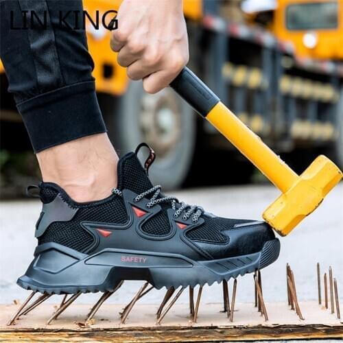 LIN KING Men's Work Shoes
