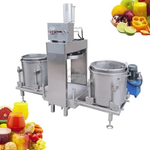 Juice Extracting Machine Industrial Barrel Commercial Mulberry Hydraulic Cold Press Juicer