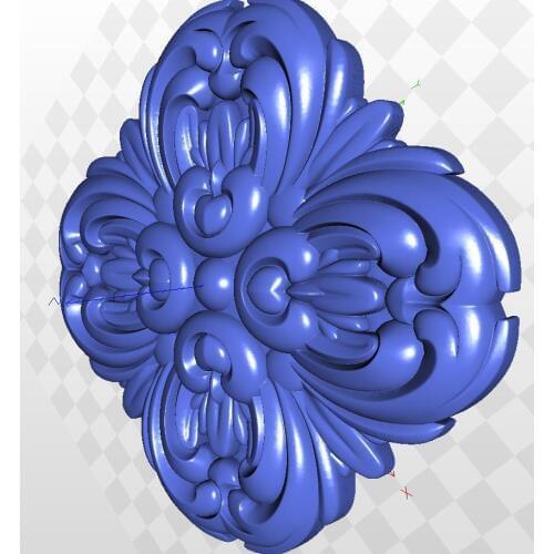 Model relief format 3d for cnc in STL file rosette_60 3d