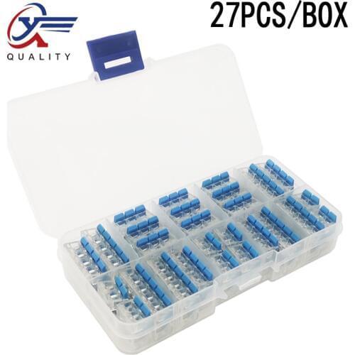 New Product 412-415 27PCS/BOX Electrical Wiring Terminals Household Wire Connectors Fast Terminals For Connection Of Wires