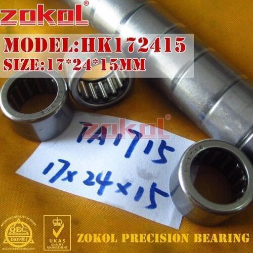 ZOKOL bearing HK172415 TA1715 HK172420 TA1720 Needle Roller Bearing 17*24*15mm 17*24*20mm