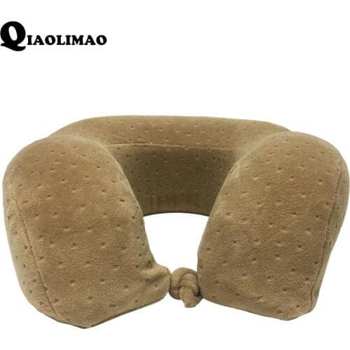 U Shaped Xtreme Comfort Neck Support Pillow Upgrade Memory Foam Pillow Massager Slow Rebound Sponge Press Cervical Travel Pillow