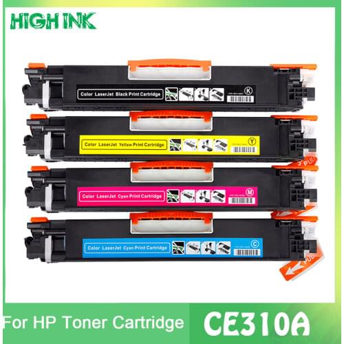 CE310A CE310A 313A 126A 126 Compatible Color Toner Cartridge For HP LaserJet Pro CP1025 M275 100 Color MFP M175a M175nw Printer