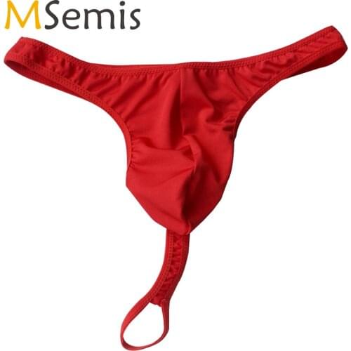 Mens Sissy Pouch G-String Lingerie Micro Mini Bikini Thongs Sexy Strings Briefs Underwear Homme Tangas Porno T-Back Gay Panties