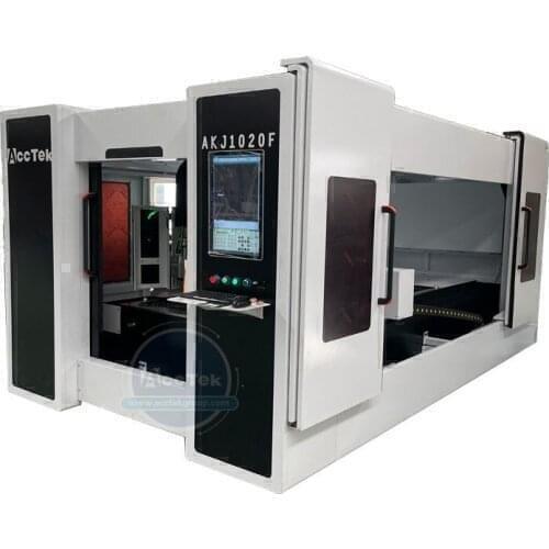 Fast speed Raycus / IPG generator laser fiber machine for 6mm metal 1000*2000mm