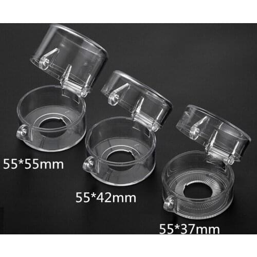 Emergency stop button switch protective cover protective seat emergency protection ring anti mistake 22 25 30mm all transparent